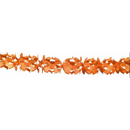 Papieren -  Halloween Slinger -  Zwart Oranje - 6M
