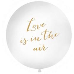 Reuzeballon Love is in the air 1 meter goud