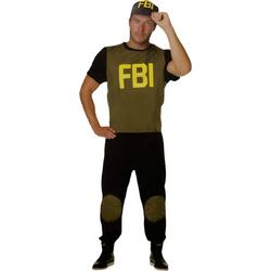FBI verkleedkostuum voor volwassenen - 3 delig - maat L