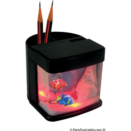 Pennenbak aquarium & licht b/o