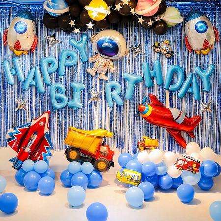 Ruimte Thema Deluxe Party Verjaardag Feest Versiering - Space Decoratie Kinderfeestje - Luxe - Ballonnen