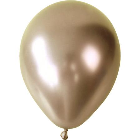 XL Gouden Chroom Ballonnen (10 stuks / 46 CM)- PartyPro.nl