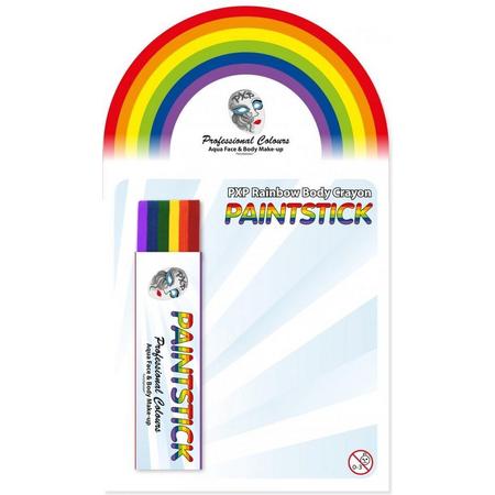 PXP Regenboog stick op kaart