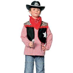 Carnavalskleding Cowboyvest jongen Maat 128