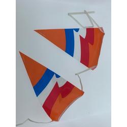 PE vlaglijn 6M Rood/Wit/Blauw/Oranje