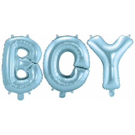 Geboorte Ballonnen Letter Set Boy 36cm