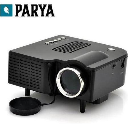 Parya Mini LED Projector- Met Speakers - Zwart