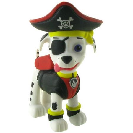 Paw Patrol Pirate Pups Marshall taart topper decoratie 7 cm.