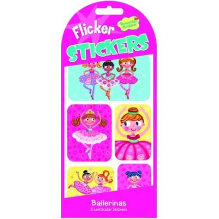 Peaceable Kingdom Flicker Stickers Ballerinas 5 Stuks