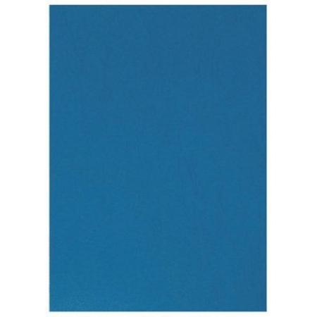 Peach - A4 Cover Sheets Leather Grain - Blauw - 270g - 100 vel
