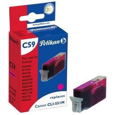 Pelikan C59 M inktcartridge Magenta 12 ml
