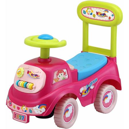 Rider Apollo: Loopauto in verschillende modellen - Een goede en voordelige loopauto, loopwagen, kindervoertuig, Model: Pink with Flowers