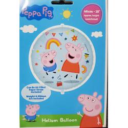 Helium ballon Peppa Pig 46 cm - kinderfeestje verjaardagsfeestje