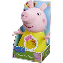 Peppa Pig - Zelf Schilderbare Peppa Pig - Peppa Pig Knuffel - Kinder Speelgoed