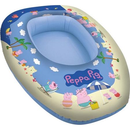 Peppa Pig/Big opblaasbare boot 80 x 54 cm speelgoed voor kinderen - Buitenspeelgoed luchtbedden - Opblaasbedden - Waterspeelgoed