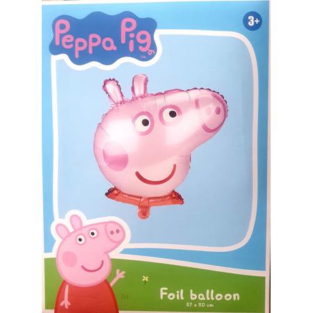 Peppa Pig Folieballon - 57 x 50 cm