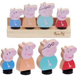 Peppa Pig Houten Speelgoed - 4 Figuren - George - Peppa - Daddy- Mummy