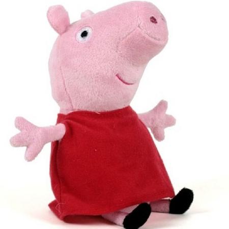 Pluche Peppa Pig/Big knuffel 28 cm speelgoed - Cartoon varkens/biggen knuffels - Speelgoed voor kinderen