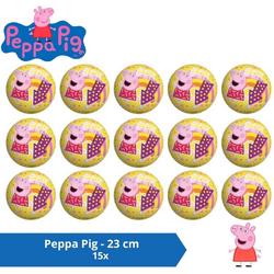 Bal - Voordeelverpakking - Peppa Pig - 23 cm - 15 stuks