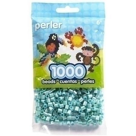 Perler strijkkralen 1000 st Pearl Light Blue 15101