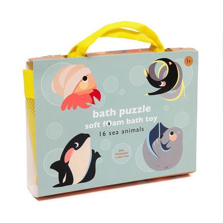 Petit Monkey, puzzel, badpuzzel, sea animals.