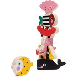 Petit Monkey - Houten Stapeldieren Ocean - Houten speelgoed
