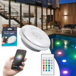 Phenom - Zwembadlamp Verlichting op Batterijen met Smart APP - Disco Lamp - Onderwater verlichting - Zwembad - Jacuzzi