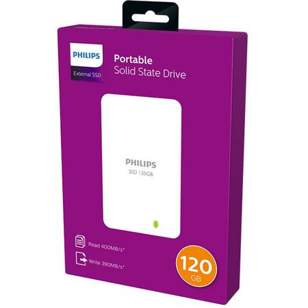 Philips externe SSD 960GB, 400MB/s, USB3.0, Portable, Wit