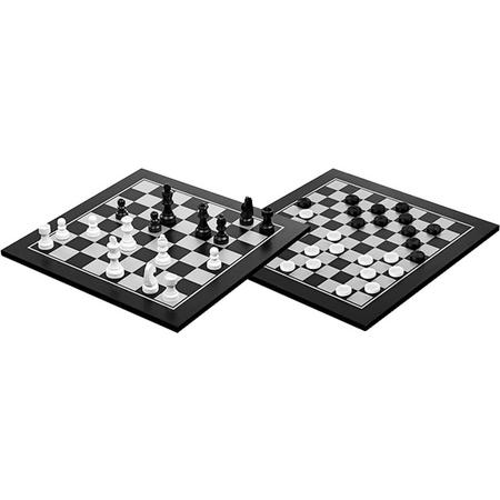 Philos houten schaak-dam set