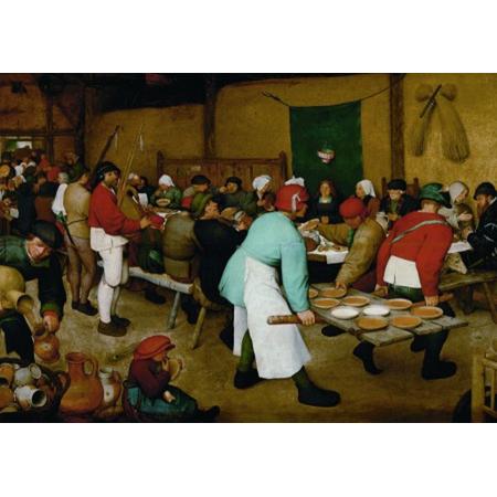Piatnik: Pieter Bruegel - Boerenbruiloft (1000) legpuzzel