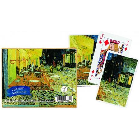 Vincent van Gogh Caféterras bij Nacht Speelkaarten - Double Deck