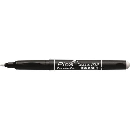 Pica Classic 532/52 Permanent Pen - 1-2mm - Wit