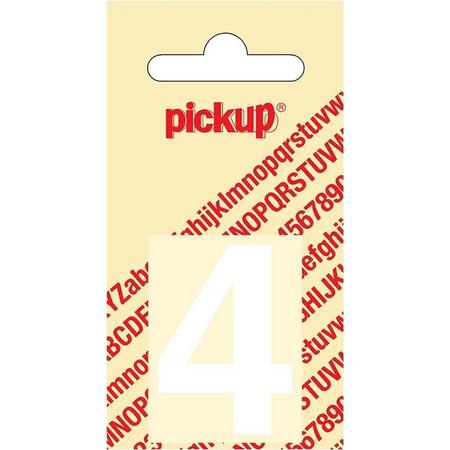 Pickup plakcijfer Helvetica 40 mm - wit 4