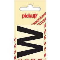 Pickup plakletter Helvetica 40 mm - zwart W