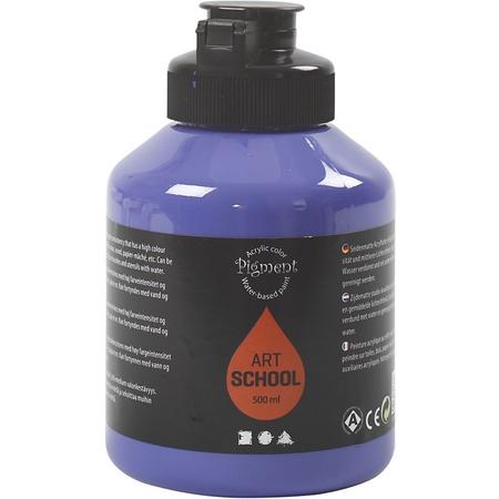 Pigment Art School, violet, 500 ml