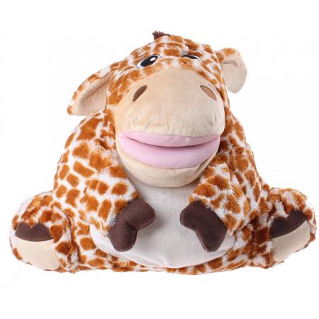 Pillow Pets Handpop En Kussen 40 Cm Giraffe