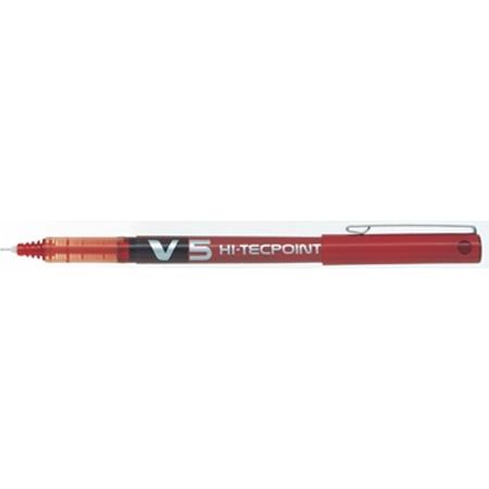Pilot roller Hi-Tecpoint V5 schrijfbreedte 03 mm rood