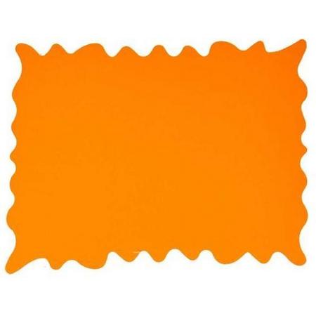 Pincello Promotiestickers 26,5 Cm Papier Oranje 10 Stuks