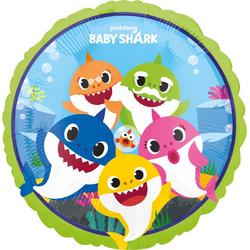 Pinkfong Folieballon Baby Shark 46 Cm Lichtblauw/groen