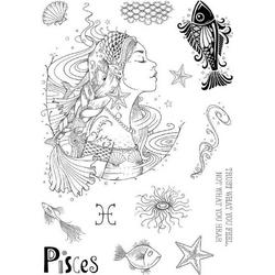 Pink Ink Designs Clear Stamp Set Pisces & The Empath 15,24x20,32cm