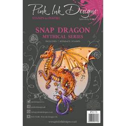 Pink Ink Designs Clear Stempel set Snap Dragon