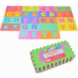 Pink Papaya Puzzelmat met letters en cijfers Puzzlestar ABC/123