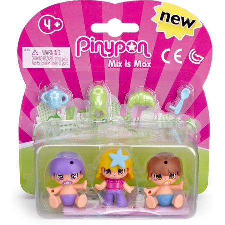 Speelfiguur Pinypon kids en babies
