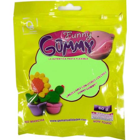 Funny Gummy Stuiter Klei Groen