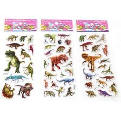 10 velletjes 3d stickers dinosaurussen