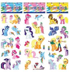6 velletjes 3d stickers My Little Pony