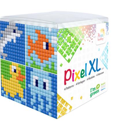 3 x Pixel XL kubus waterdieren, boerderij, dieren
