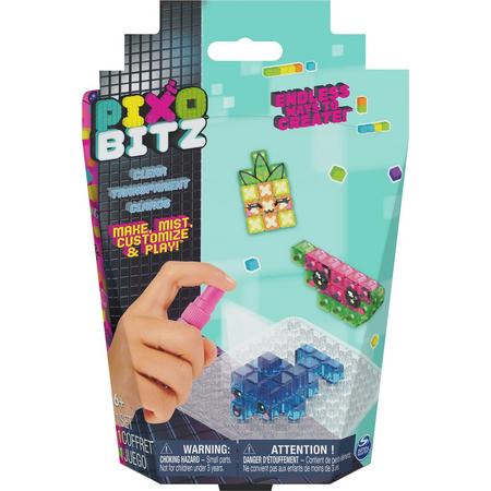 Pixobitz - Doorzichtig pakket met 156 unieke watersmeltkralen decoraties en accessoires om 3D- en 2D-creaties mee te maken zonder hitte - knutselspeelgoed