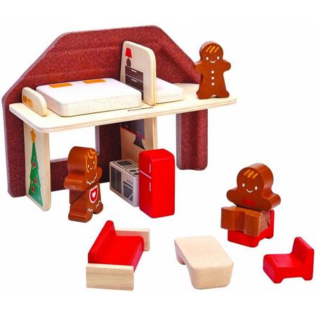 Plan Toys Plan City houten gebouw Huis van koekjes