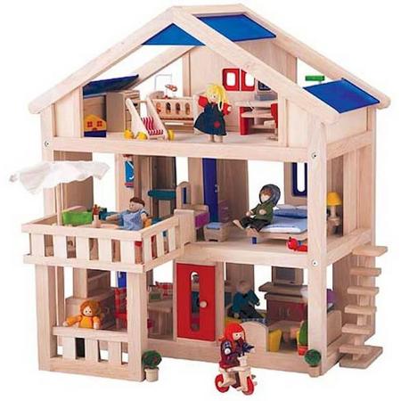 Plan Toys Poppenhuis met terras 7150
